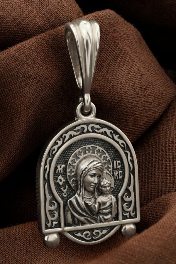 Образок из белого золота