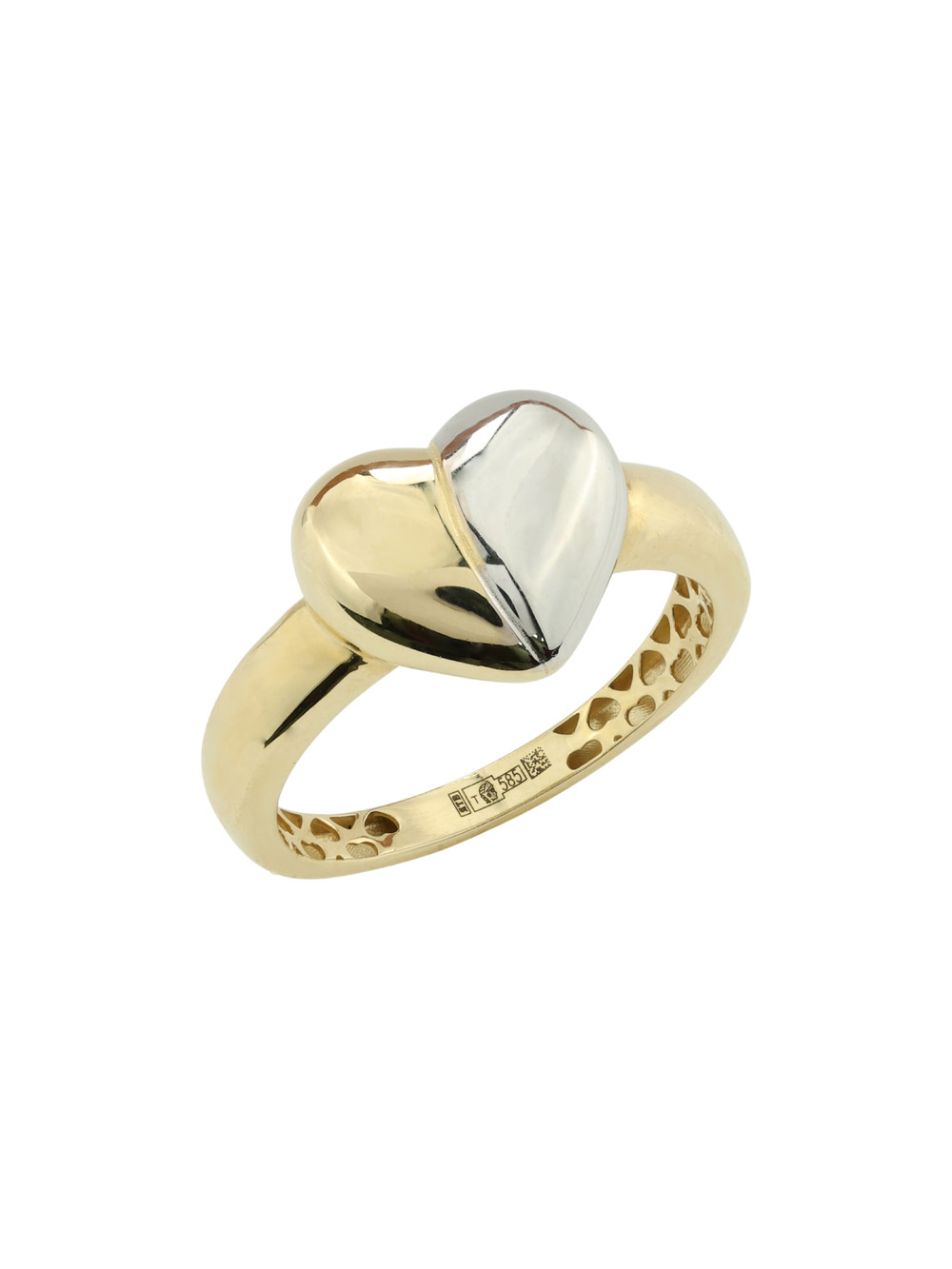 Кольцо из лимонного золота