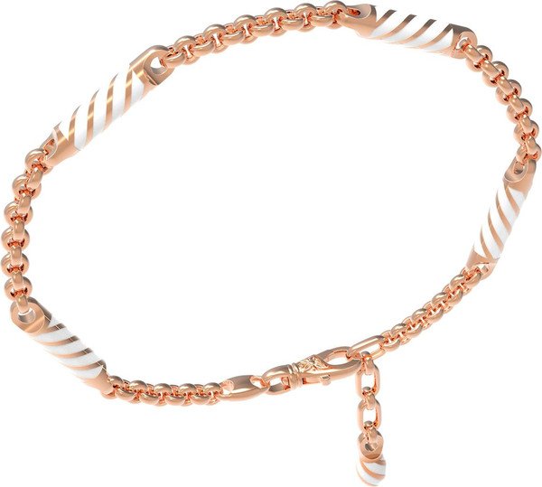 Браслет из золота c эмалью