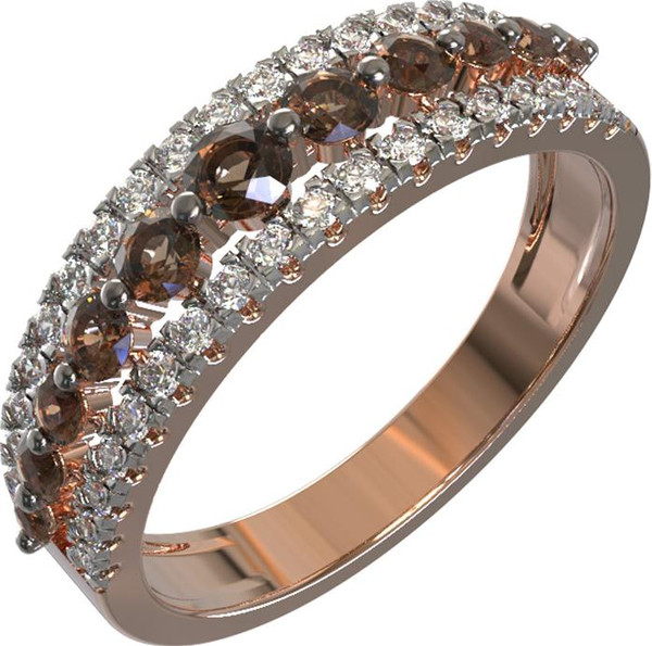 Кольцо из золота c бриллиантами