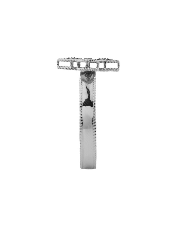 Кольцо из белого золота c бриллиантами