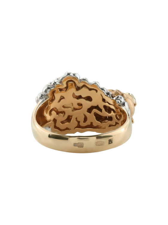 Кольцо из золота c жемчугом