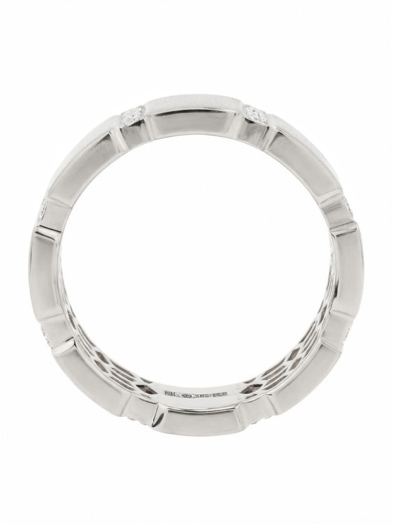 Кольцо из белого золота c бриллиантами