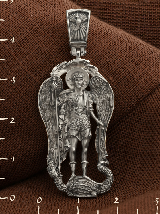 Образок из белого золота