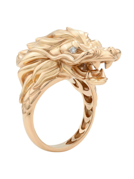 Кольцо из золота c бриллиантами