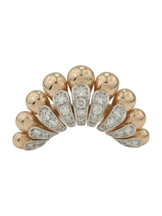 Кольцо из золота c бриллиантами