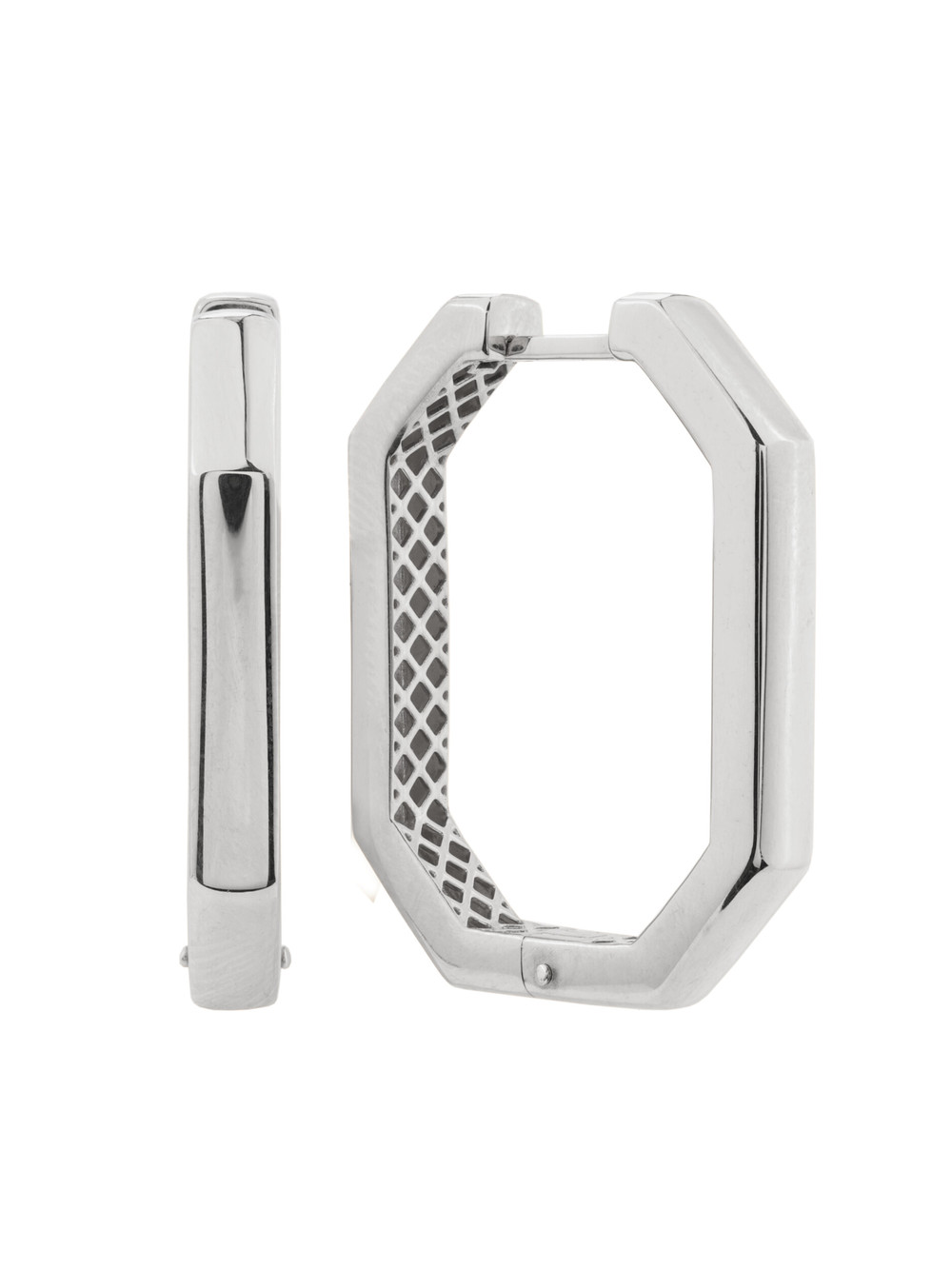 Серьги из белого золота