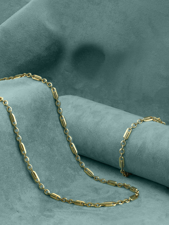 Цепь из лимонного золота