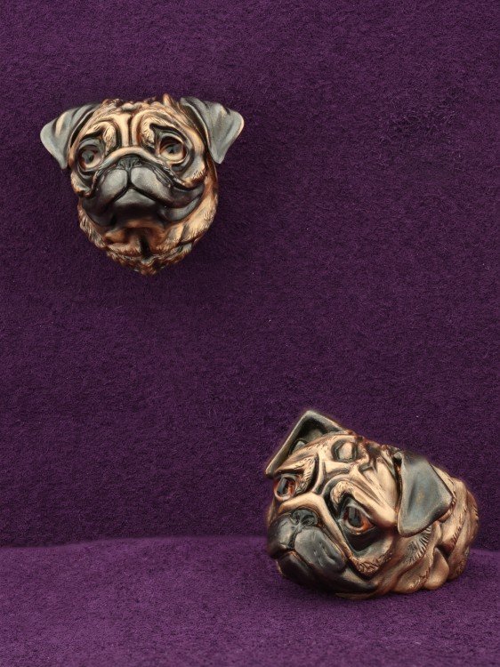 Подвеска из золота c эмалью