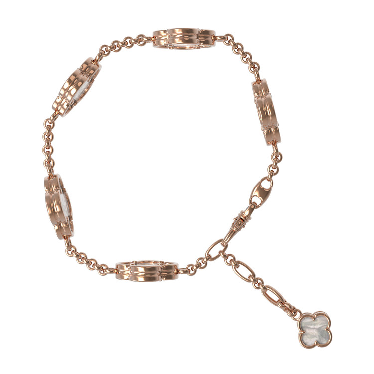 Браслет из золота c перламутром