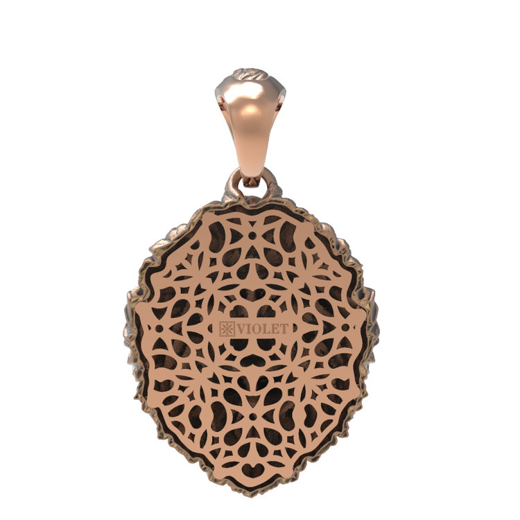 Подвеска из золота c эмалью