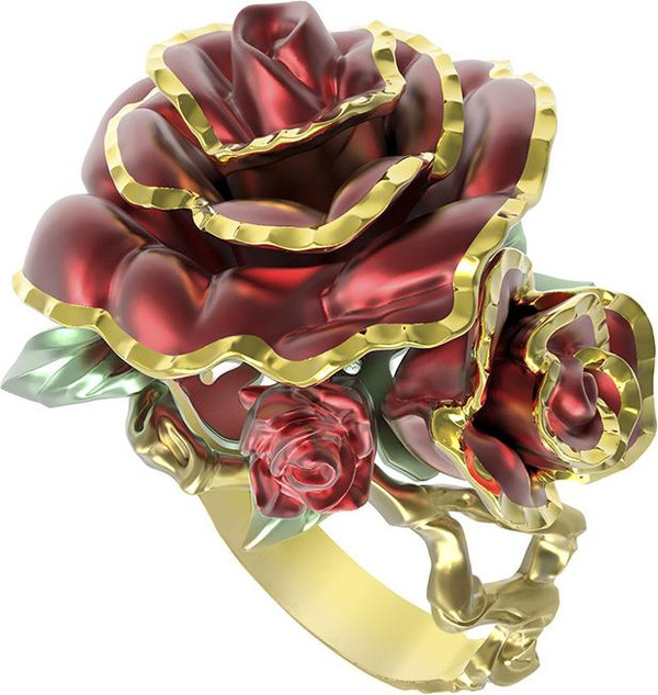 Кольцо из лимонного золота