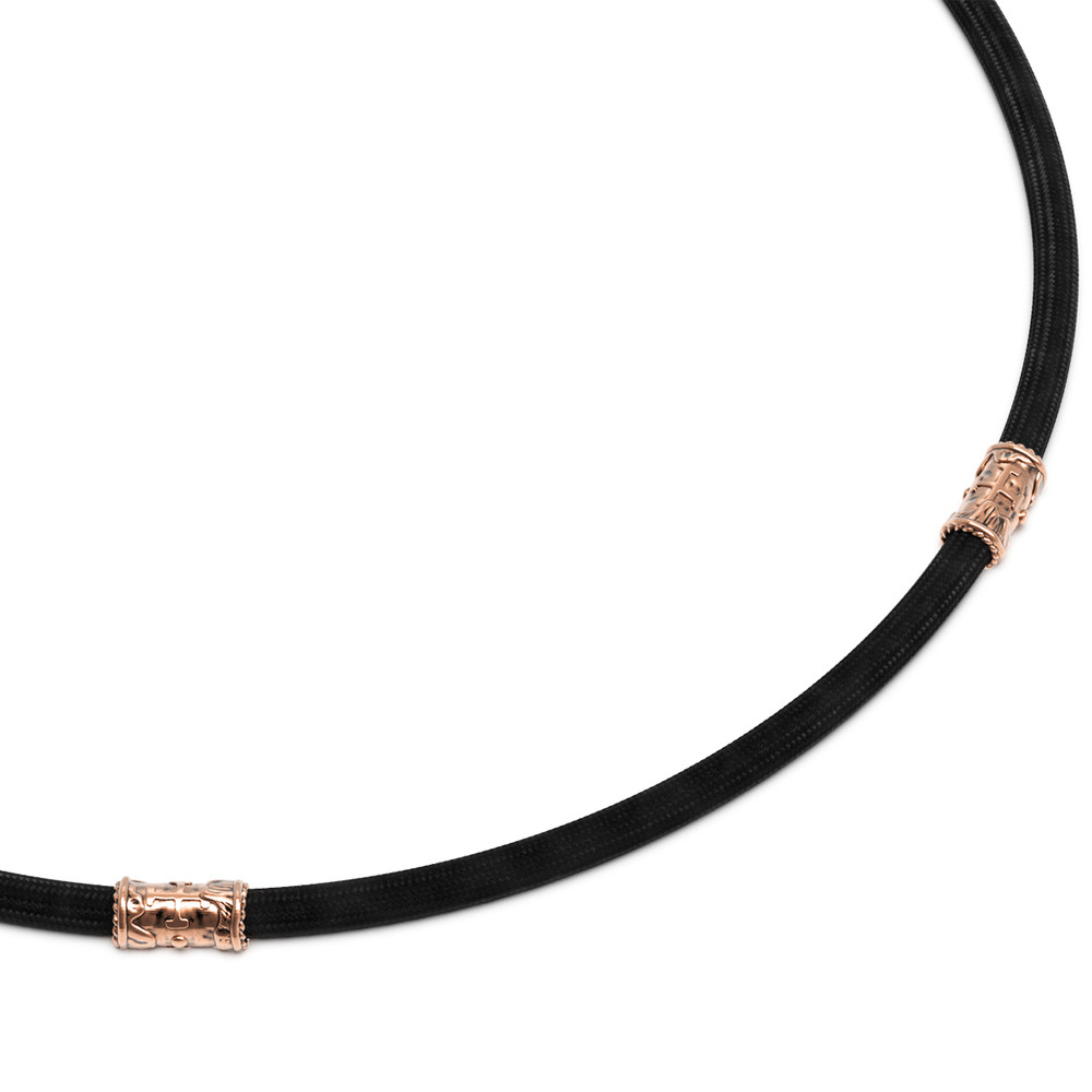 Шнурок шёлковый из золота c шёлковым шнурком