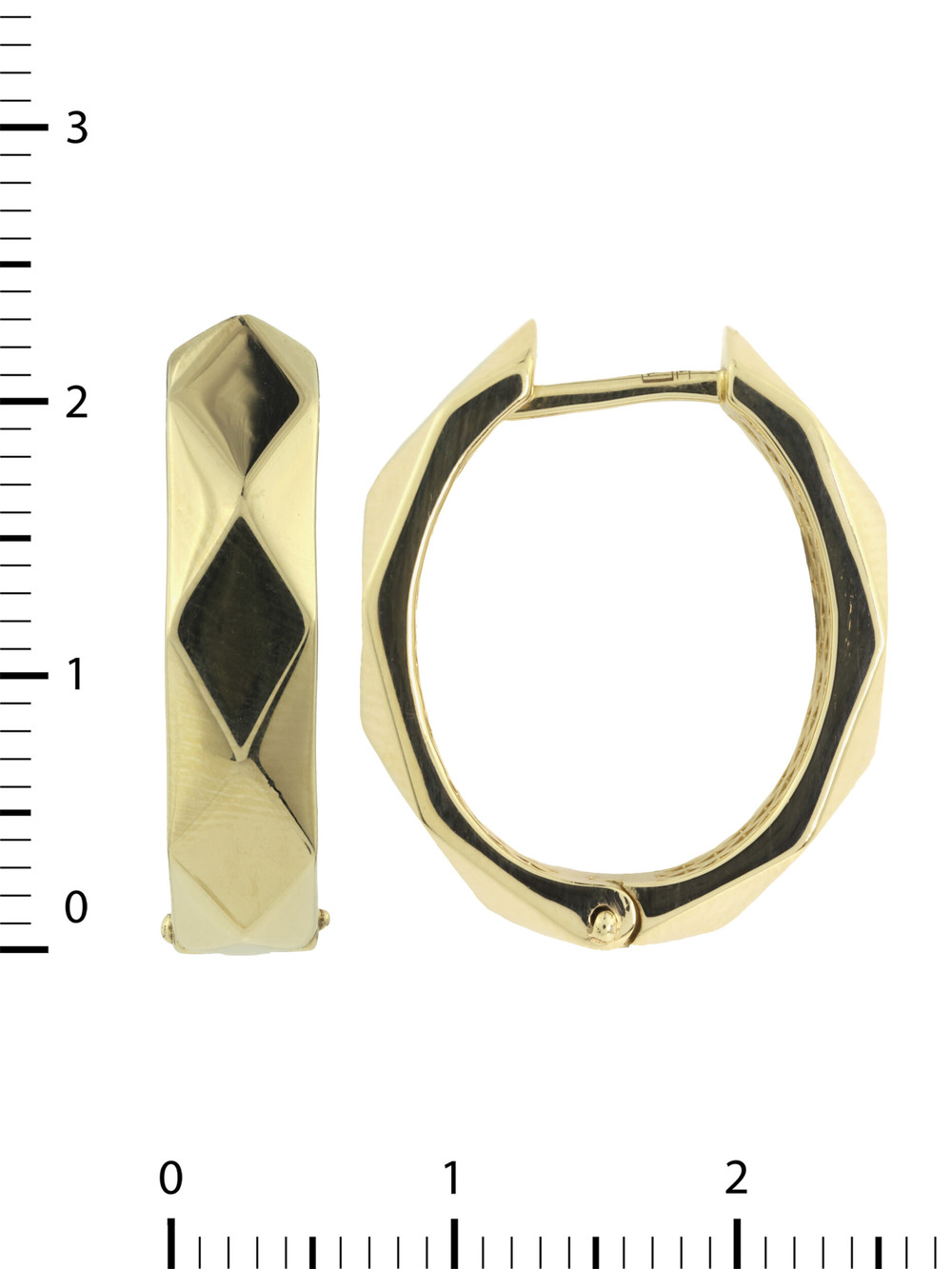 Серьги из лимонного золота