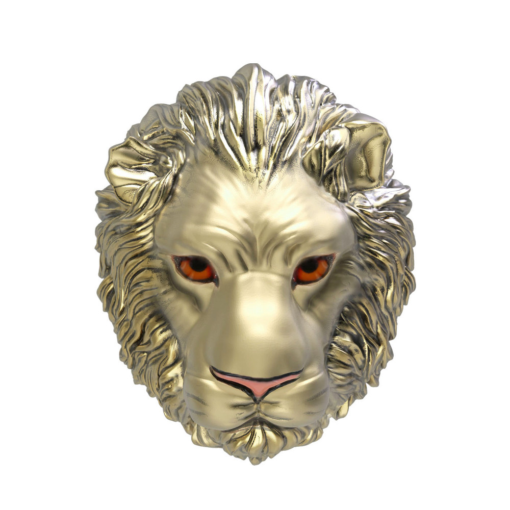 Кольцо из лимонного золота c эмалью