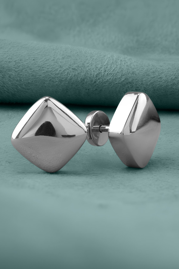 Серьги из белого золота