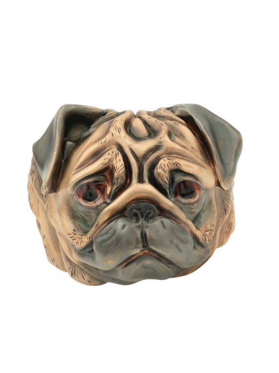 Кольцо из золота c эмалью