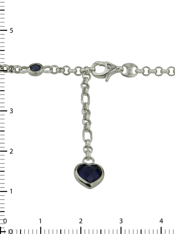 Браслет из белого золота c топазом London