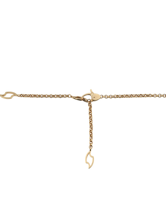 Колье из золота c эмалью, бриллиантами, рубином и ониксом