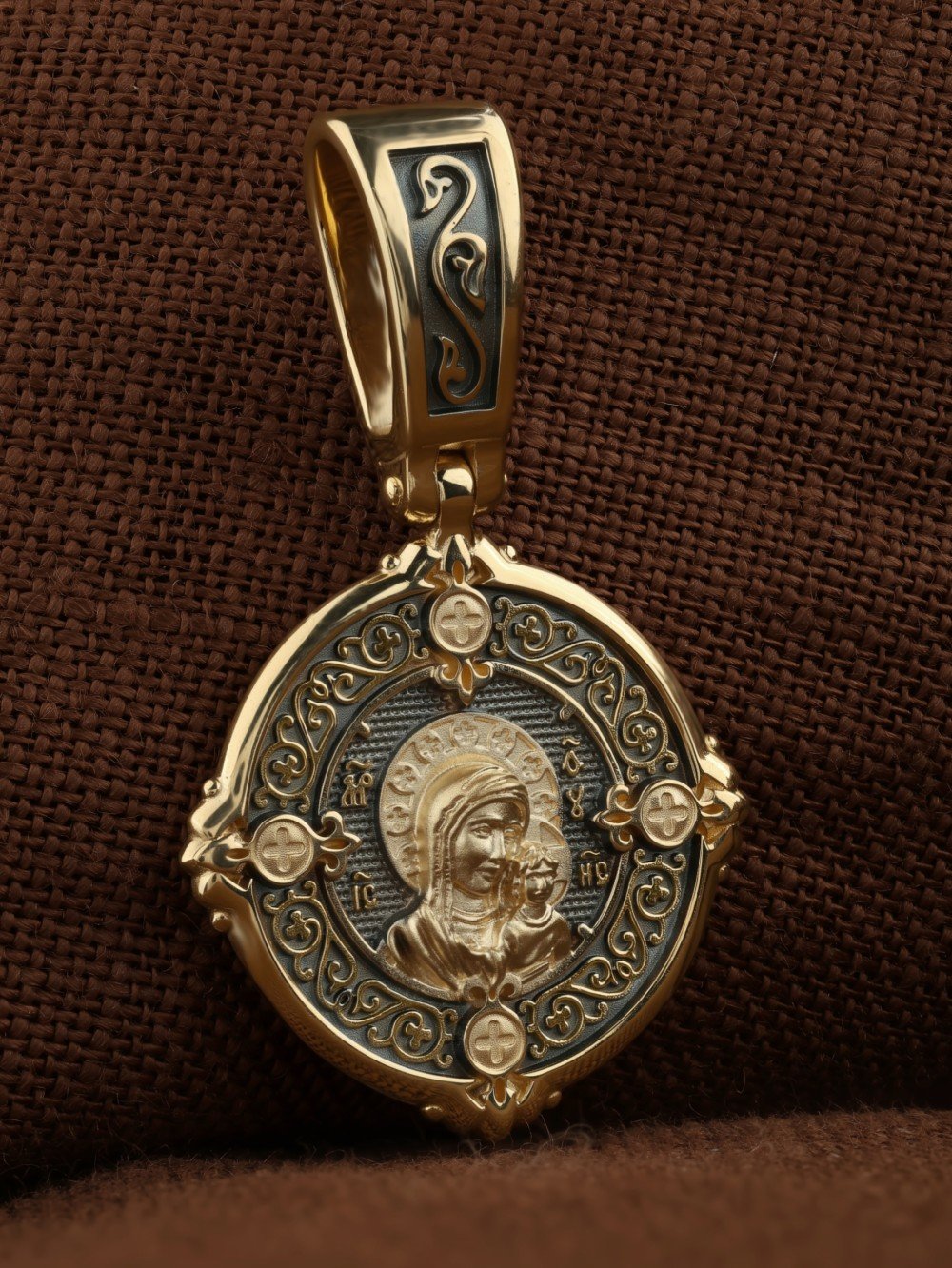 Образок из лимонного золота