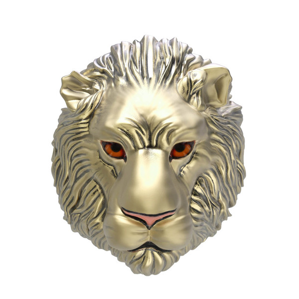 Кольцо из лимонного золота c эмалью