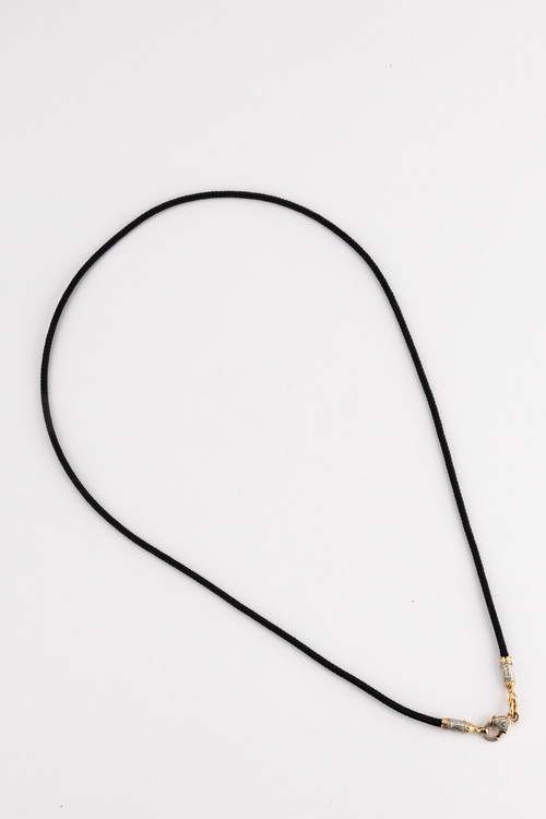 Шнурок шёлковый из золота c шёлковым шнурком