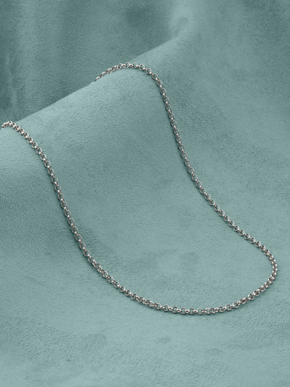 Цепь из белого золота