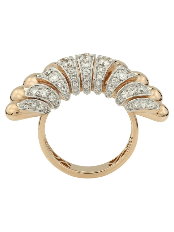 Кольцо из золота c бриллиантами