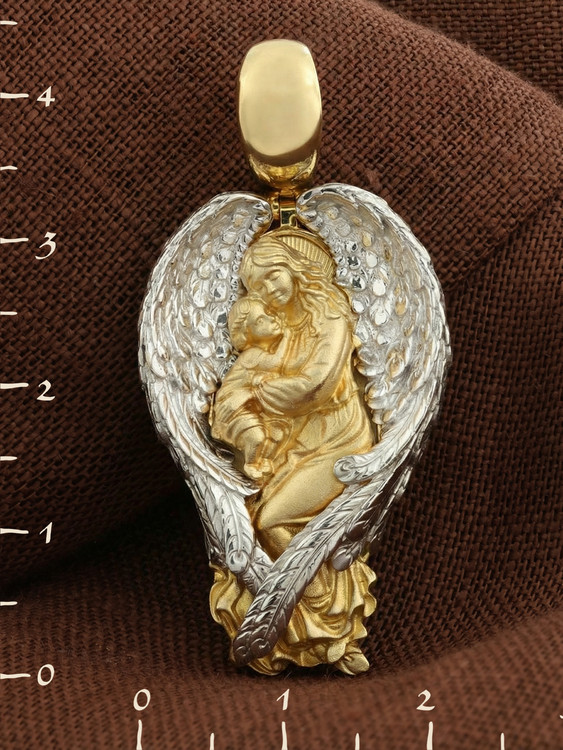 Образок из лимонного золота