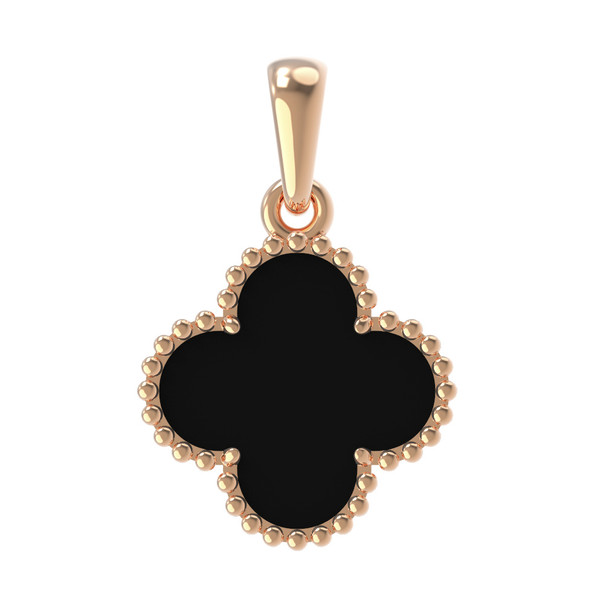 Подвеска из золота c ониксом