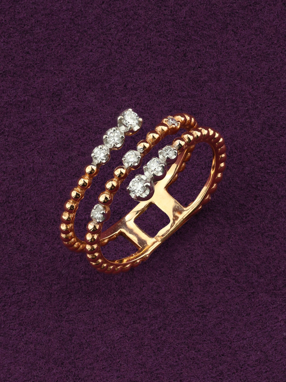 Кольцо из золота c бриллиантами