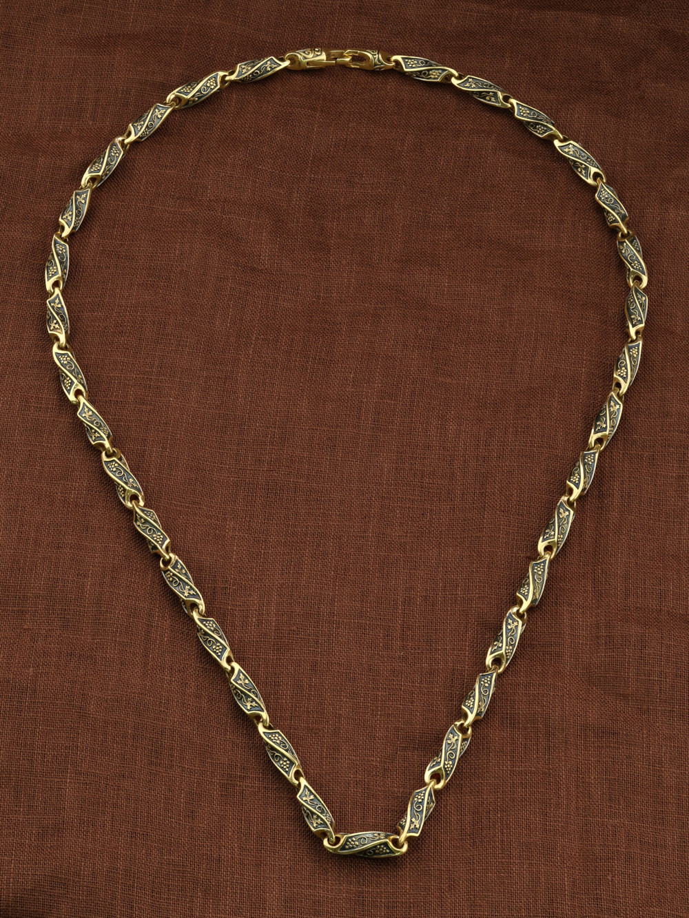 Цепь из лимонного золота