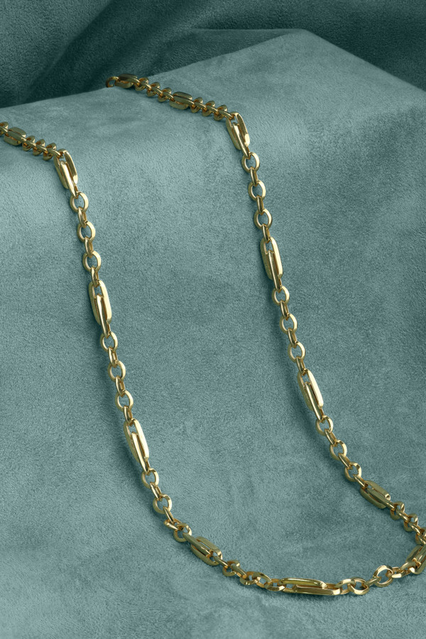 Цепь из лимонного золота