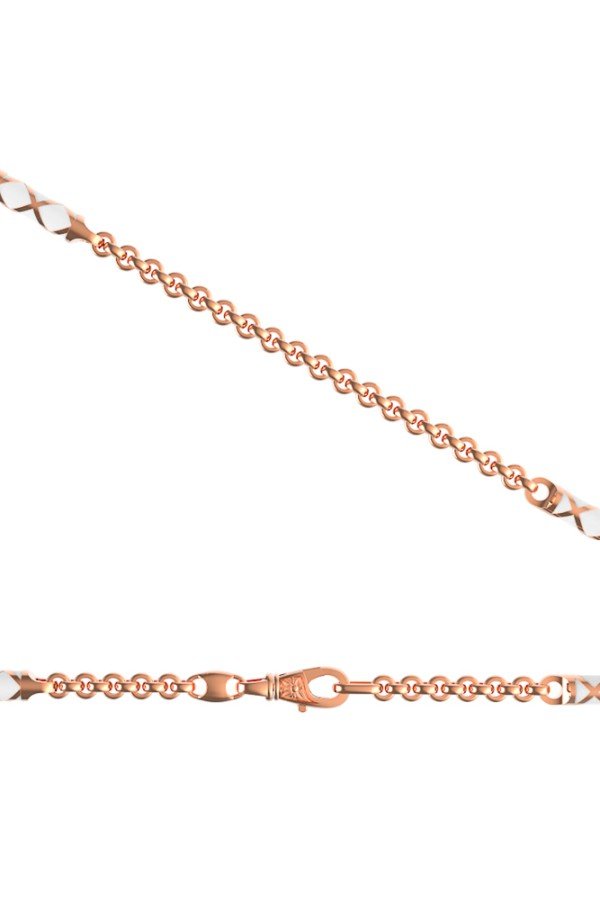 Цепь из золота c эмалью