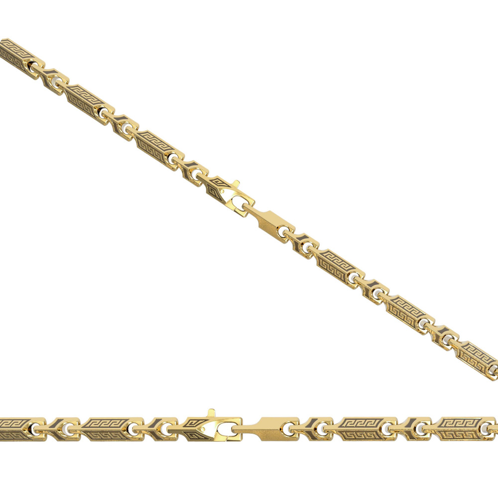 Цепь из лимонного золота