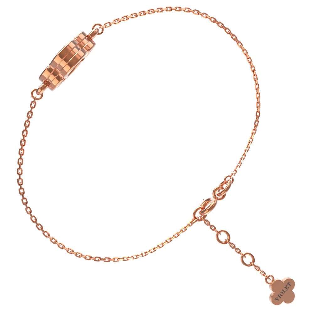 Браслет из золота c ониксом