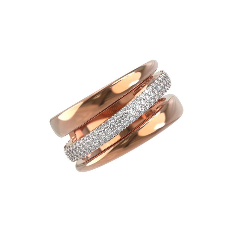 Кольцо из золота c бриллиантами