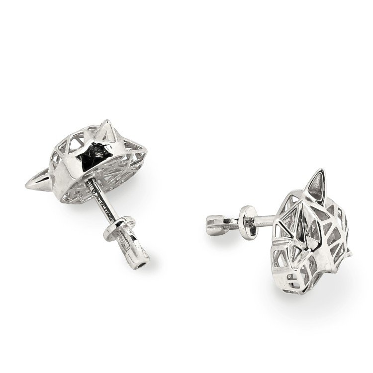 Серьги из белого золота