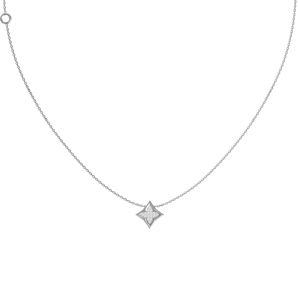 Колье из белого золота c бриллиантами