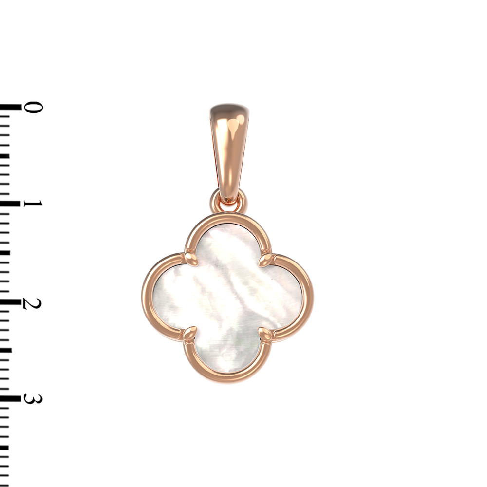 Подвеска из золота c перламутром