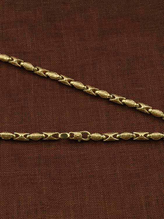 Цепь из лимонного золота