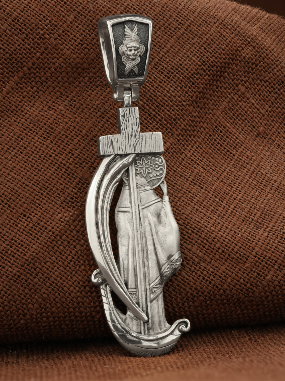 Образок из белого золота