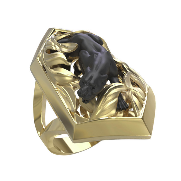 Кольцо из лимонного золота