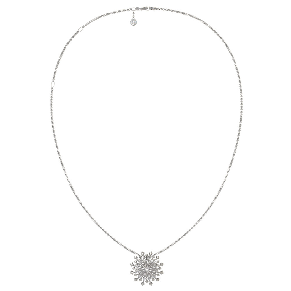 Колье из белого золота c бриллиантами