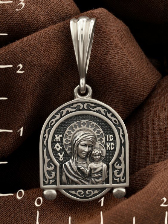 Образок из белого золота