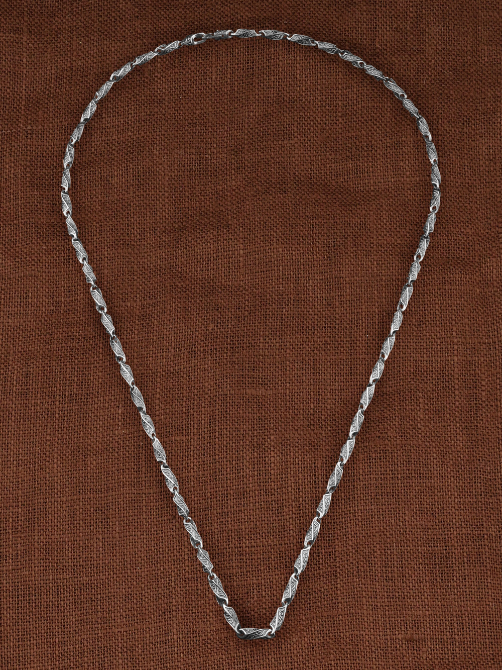 Цепь из белого золота