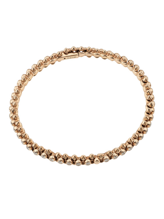 Браслет из розового золота c бриллиантами