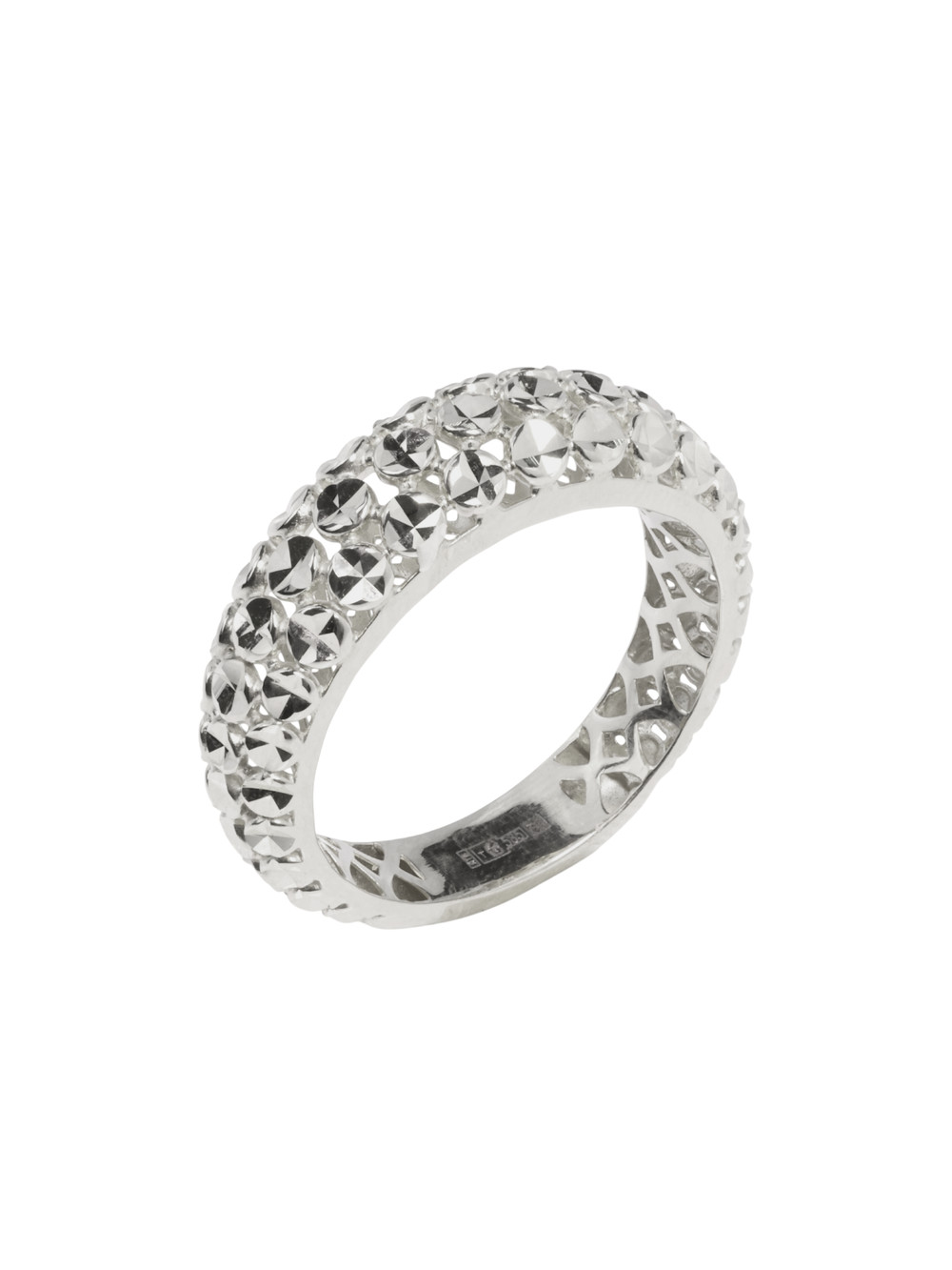 Кольцо из белого золота