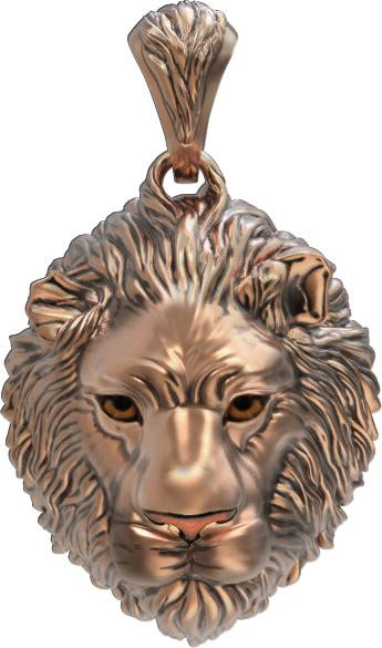 Подвеска из золота c эмалью