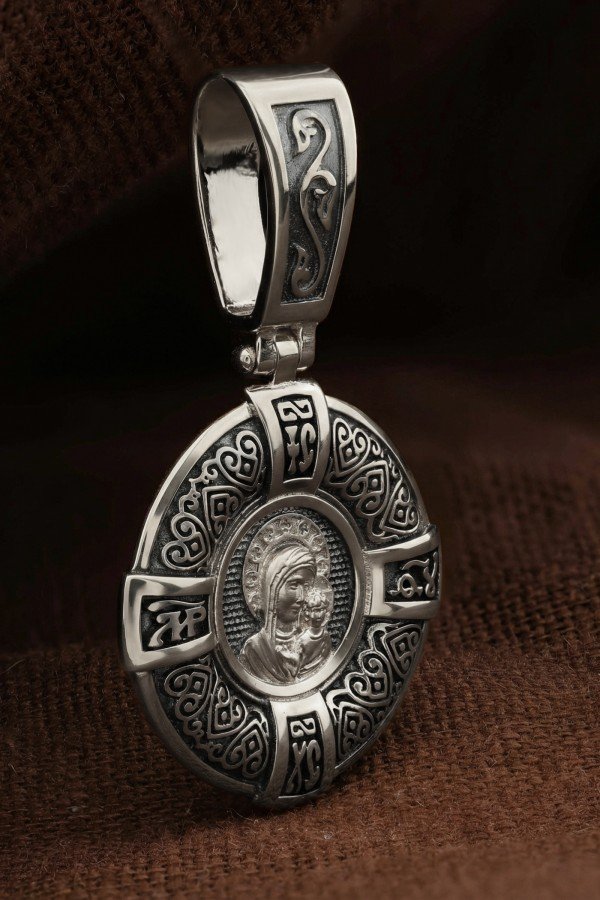 Образок из белого золота